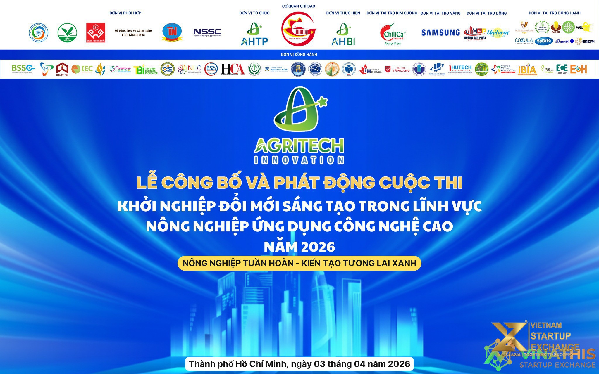 VINATHIS HOLDING ĐỒNG HÀNH CÙNG CUỘC THI KHỞI NGHIỆP NÔNG NGHIỆP CÔNG NGHỆ CAO 2026