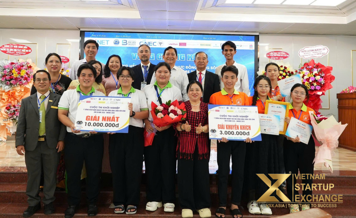BanaGut đoạt giải nhất cuộc thi khởi nghiệp đồng bằng sông cửu long Innobe 2026