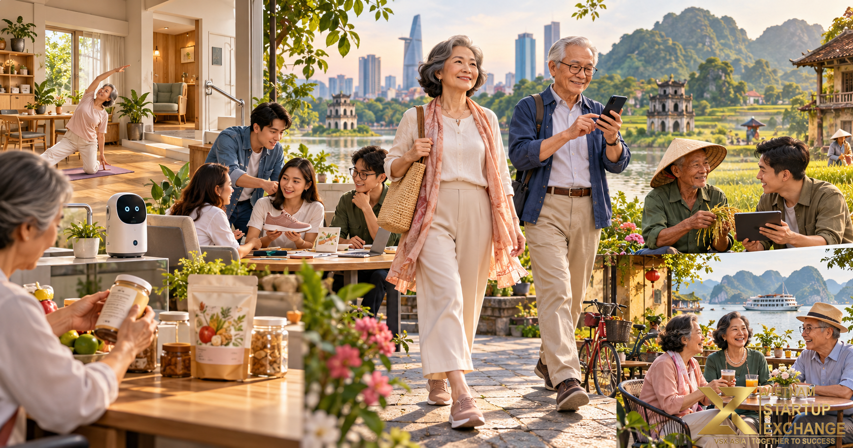 Kinh tế bạc Việt Nam và cơ hội khởi nghiệp đổi mới sáng tạo từ nguồn lực tri thức liên thế hệ.