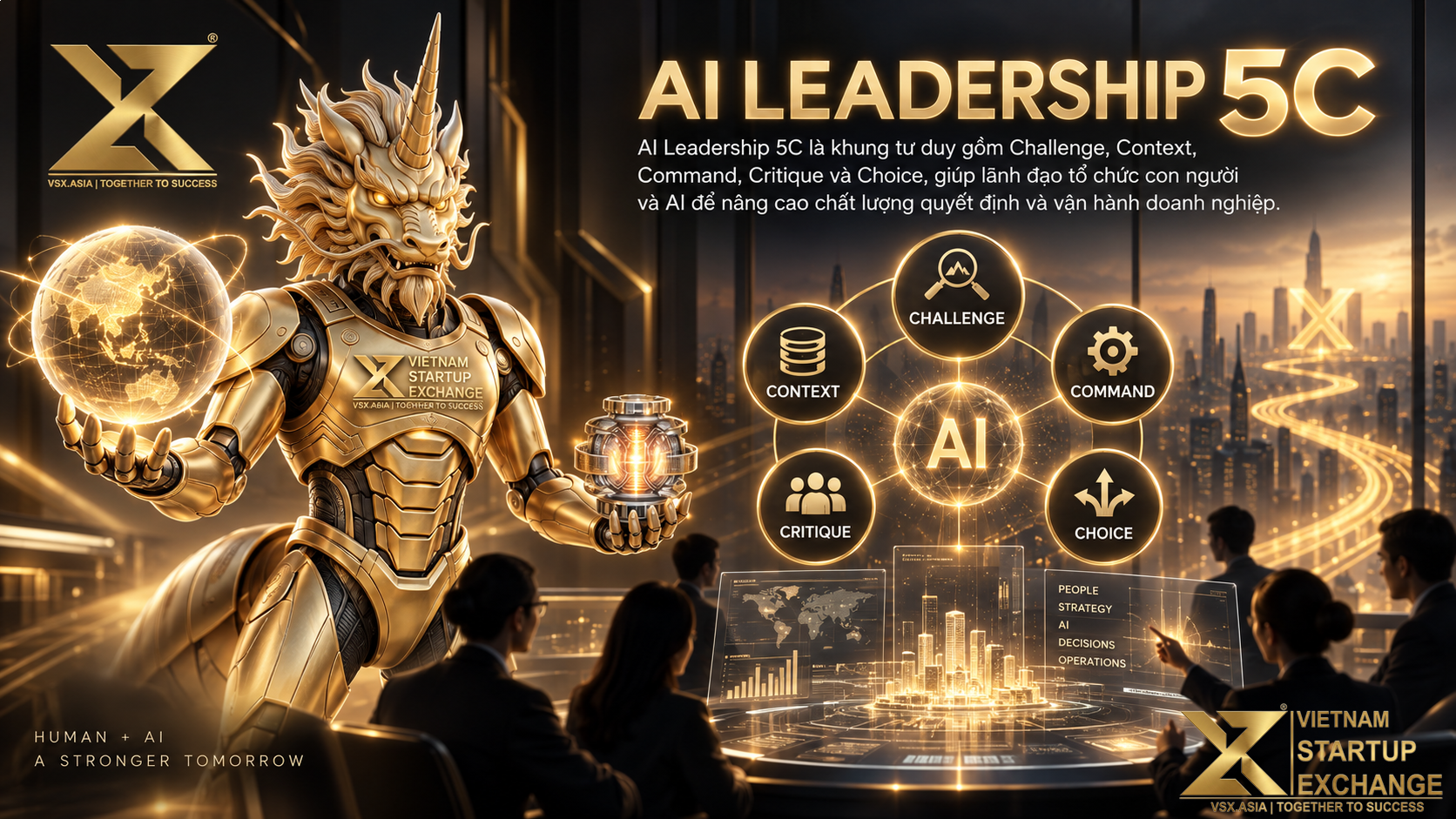 AI Leadership 5C Năng lực lãnh đạo trong thời đại AI VSX ASIA